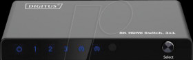 DS-55333 3x1 HDMI switch, 8K 60 Hz