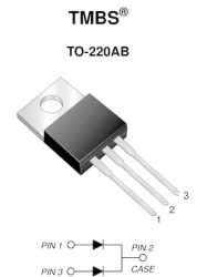 MBR10100CT-E3 Dual Common Cathode High Voltage Schottky Rectifier