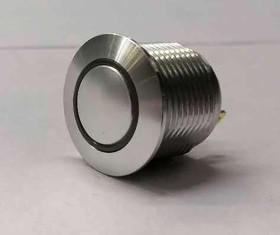 Nasadka przełącznika Chwilowy SPST średnica wycięcia 16mm, montaż panelowy RS PRO