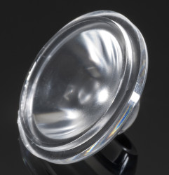 Soczewka LED 35 (Dia.) x 16.4mm, D 35mm, kąt widzenia 16 → 21°, do użytku z Cree MC-E, Cree MHB-A, Cree XM-L,