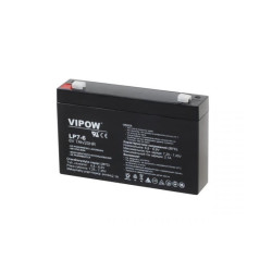 AKUMULATOR ŻELOWY 6V 7Ah VIPOW 151x34x94 mm