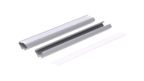 Profil Led Pcv Corner 22X12 2M Szary Ml