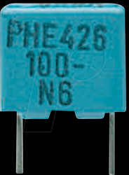 PHE426HJ6100JR05 Film Capacitor, 100nF, 250V, 105°C