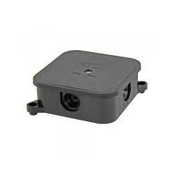 Puszka n/t IP44 85x85x35 czarna VP-2 027-05 ViPlast