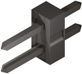 Złącze szpilkowe 2-pinowe raster: 2.0mm 2-rzędowe Molex Przewlekany 2.0A 125.0 V.