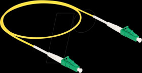 83219 Fiber optic cable, LC-APC Simplex, OS2, 0.5m