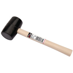 Draper Redline 82761 Rubber Mallet with Hardwood Shaft
