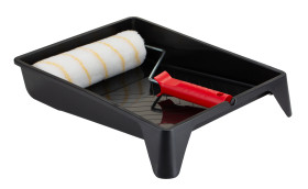 Wałek malarski, Zestaw rolki, Rama obudowy, plastikowa taca, poliestrowa tuleja walcowa