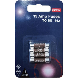 Dencon 1013 13A Fuse (Pack of 4)