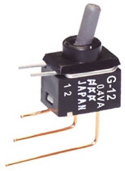 Przełącznik Zatrzaskowy SPDT NKK Switches Płytka drukowana długość przełącznika 3.8mm