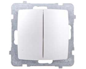 KARO Łącznik świecznikowy srebrny perłowy ŁP-2S/m/43