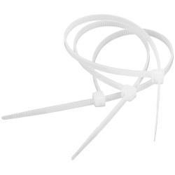 Opaski zaciskowe 2,5 mm/10 cm białe Cabletech 100szt.