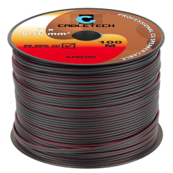 Przewód Głośnikowy 2x0,16 Czarny