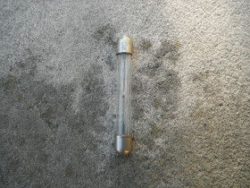 Bezpiecznik 45 mm szklany 1A Sp-7