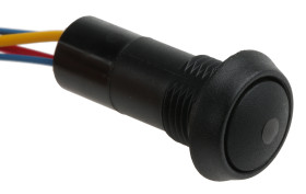 Przycisk miniaturowy Chwilowy SPST średnica wycięcia 13.65mm, montaż panelowy ITW Switches
