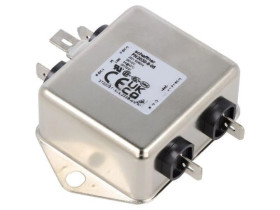 FN2030-6-06 Filtr przeciwzakłóceniowy jednofazowy 250VAC Cx: 470nF 680k