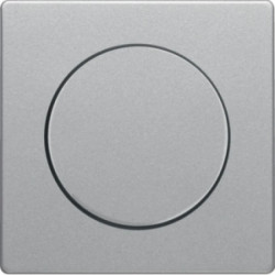 Q.1/Q.3 Płytka czołowa z pokrętłem regulacyjnym do ściemniacza obrotowego alu aksamit lakierowany 11376084