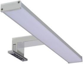 Lampa LED łazienkowa srebrna 8W 40cm na lustro szafke