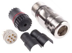 Złącze wielostykowe przemysłowe 7-pinowe M23 Montaż na kablu Gniazdo Phoenix Contact