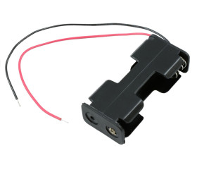 AA x 2 Open Battery Holder 1+1