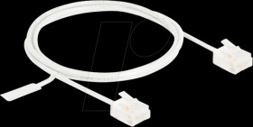 80774 RJ45 Network Cable Cat.6 UTP Ultra Slim 1 m white with short plu