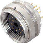 binder 09 0332 90 12-20 Złącze żeńskie kołnierzowe złącze żeńskie proste, złącze żeńskie z kołnierzem Seria: 680 Łączna