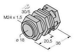 Turck 6945104 Uchwyt szybkiego montażu QMT-18 1 szt.