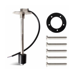 Czujnik poziomu wody 20cm 0-190 ohm pływak do cieczy kampera, łodzi