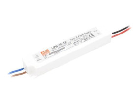 LPH-18-12 Zasilacz impulsowy, LED, 18W, 12VDC, 1,5A, 180÷264VAC, 254÷370VDC