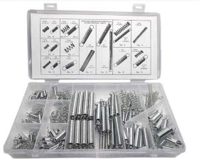 ZESTAW 200SZT SPRĘŻYNEK ROZCIĄGAJĄCYCH I ŚCIĄGAJĄCYCH