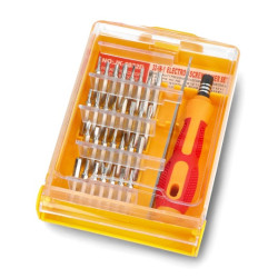 Zestaw bitów precyzyjnych Torx z wkrętakiem - 32 elementy