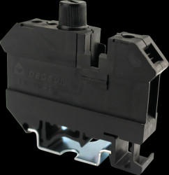 PC10-DR-01P-13-00A(H) Sicherungsklemme PC10, 10 mm², schwarz