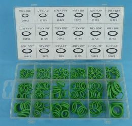 ZESTAW USZCZELEK ZIELONYCH 270szt O-RING