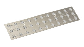 Zestaw diod i uchwytów Wąski 33-LEDowa Metakrylan polimetylu (PMMA), Carclo, seria: 12917