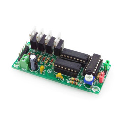 Najprostszy sterownik silnika krokowego - zlutowany KIT AVT 1314