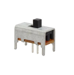 Przełącznik suwakowy, DPDT, THT, 10 mA, Nidec Components