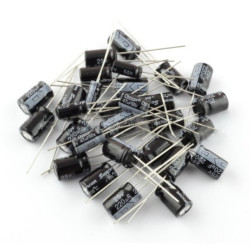 Zestaw kondensatorów elektrolitycznych LV - 120szt.
