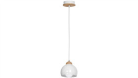 Lampa Wisząca Dama White 1Xe27 Mlp6440 Milagro