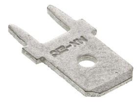 Konektor płaski Męski 6.35 x 0.81mm długość 7.9mm Izolacja: Nieizolowane Cyna