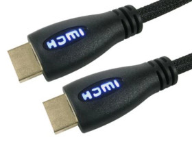 Zespół cyfrowych kabli wideo i monitorowych 1m Wtyk HDMI to Wtyk HDMI Czarny