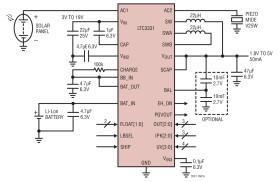 Nanopower Buck-Boost DC/DC with Energy Harvesting Battery Charger