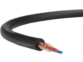 Przewód mikrofonowy PM-01 2x0,22 czarny Technokabel /100m/