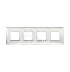 Ramka ozdobna Eikon Evo, 2+2+2+2M, Silver Ice, 21669.72