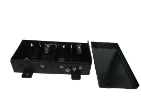 Uchwyt do baterii, x 4, maks. Ø 34.2mm, montaż zatrzaskowy