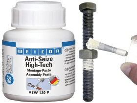 Pasta montażowa do gwintów Anti-Seize -120g / Pasta smarująca i antyadhezyjna niezawierająca metalu / WEICON GERMANY