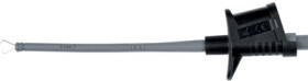 Safety clamp test probe, black, max. 5 mm, L 163 mm, CAT II, socket 4 mm, SKPS 6780 NI / SW