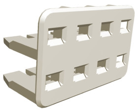 Podwójne gniazdo blokujące TE Connectivity EconoSeal J Mark II Blokada TPA Złącza samochodowe