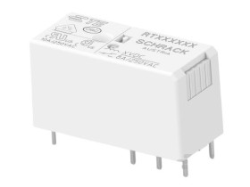 Przekaźnik interfejsowy elektromechaniczny 6V TE Connectivity DPDT 8A Montaż na płytce drukowanej bieguny 2