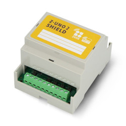 Z-Uno 2 Shield - nakładka do Z-Uno 2 + obudowa na szynę DIN