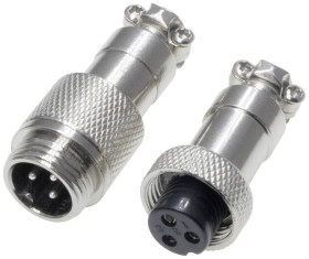 Pollin 453547 Złącze okrągłe, 1 zest.